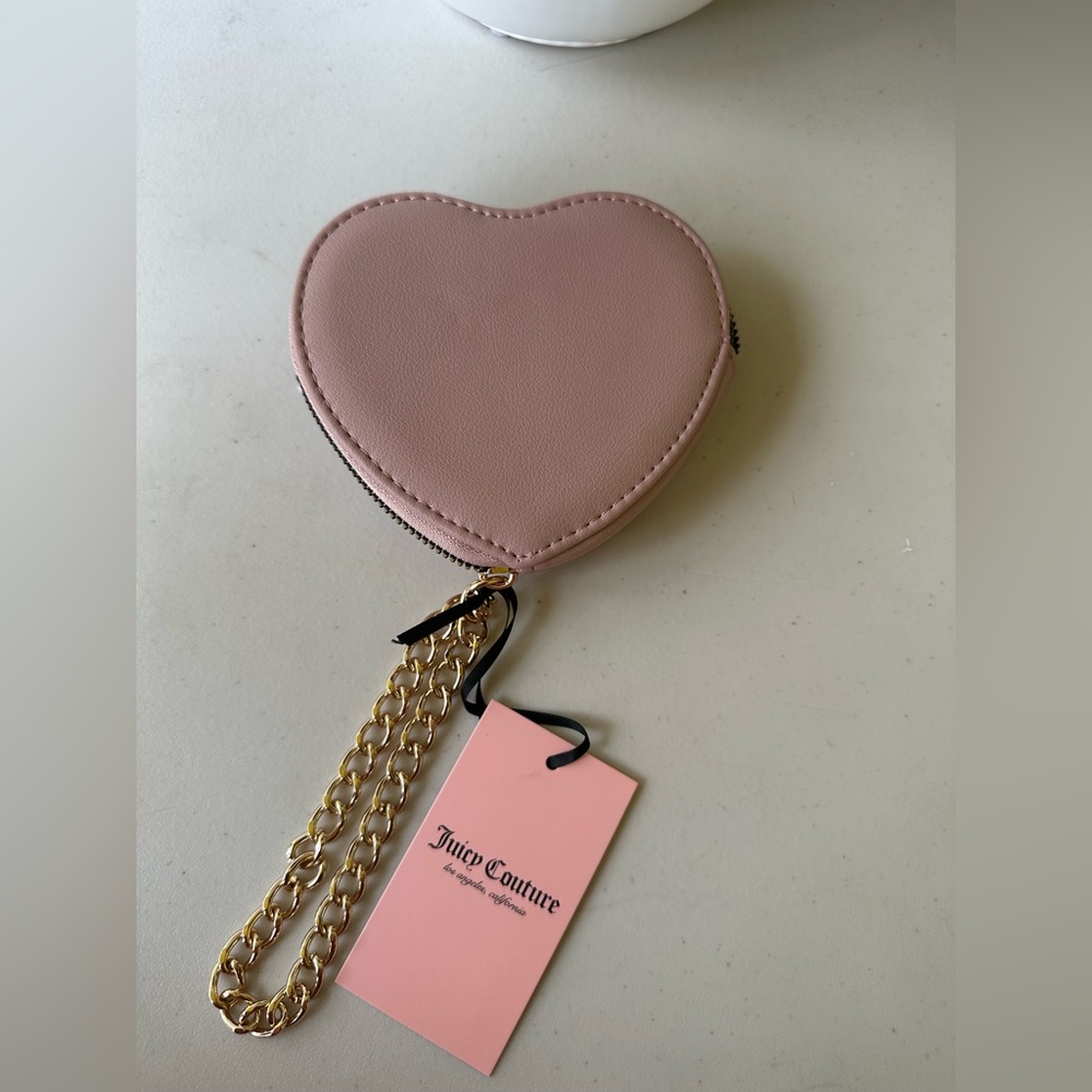 Juicy Couture Pink Heart-Shaped Fur Bag - Picture 3 of 7